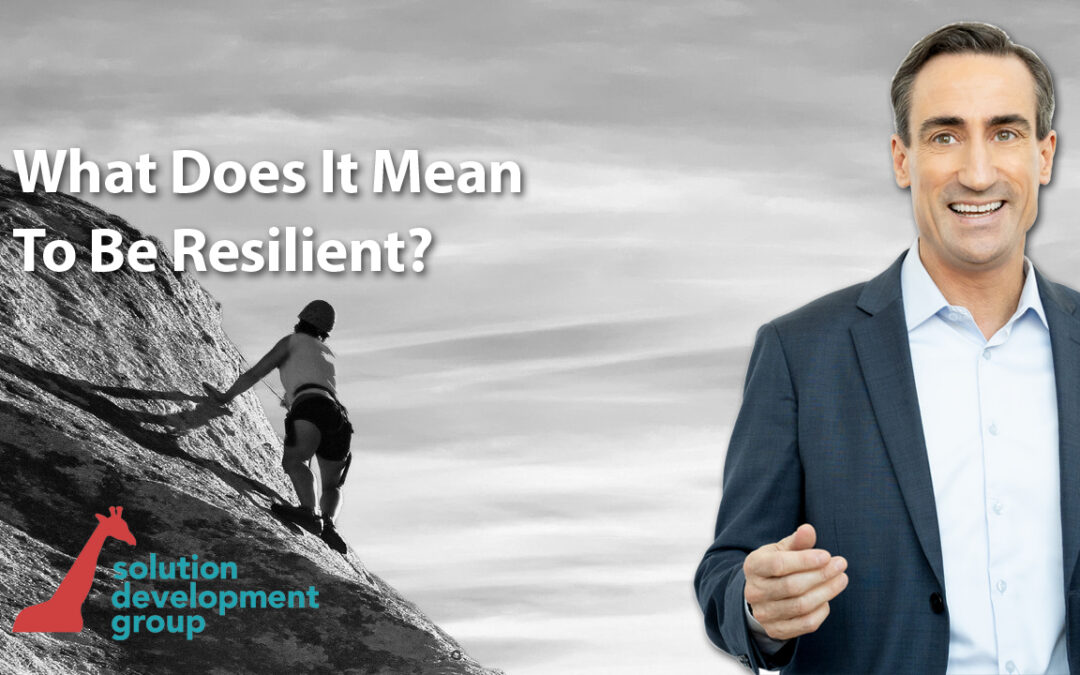 What Does It Mean to Be Resilient?
